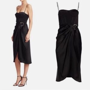 Jonathan Simkhai Black Midi Dress
